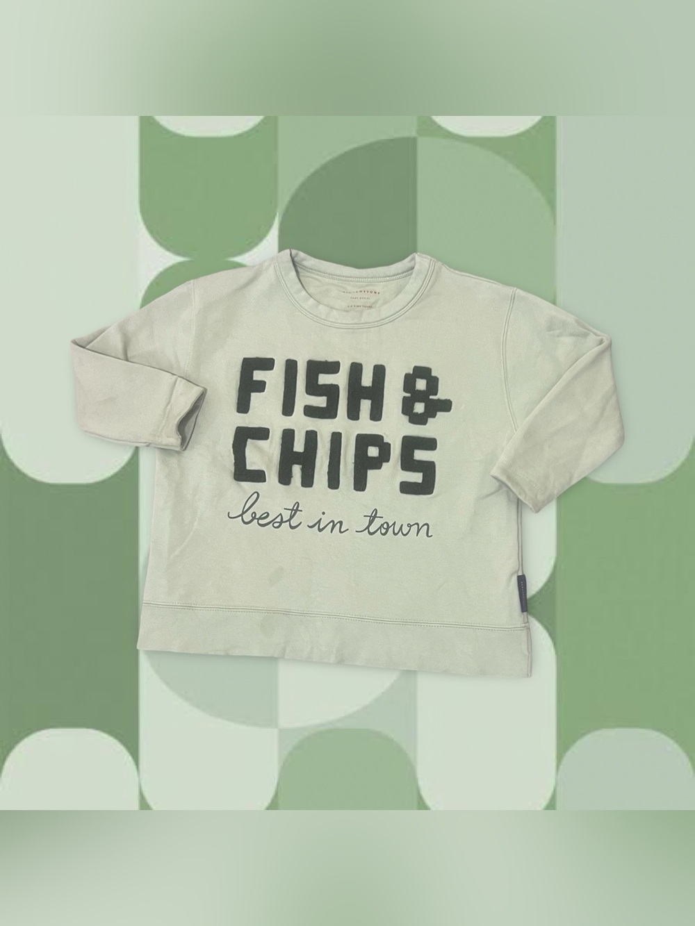 Tinycottons Fish & Chips Sweatshirt